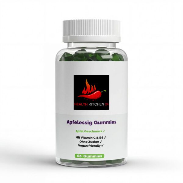 Apfelessig + C + B6 + Chrom Gummies - 60 Stk