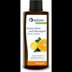 Aroma Haut- und Massageöl Zitrone-Orange (190ml)
