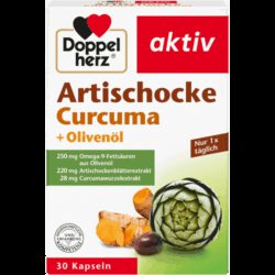 Artischocke + Curcuma + Olivenöl (30 Kapseln)