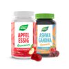 Ashwagandha & Apfelessig Gummies I 1000 mg Apfelessigpulver I 125 mg Ashwagandha I vegetarisch I 150 Stk