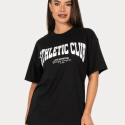 Athletic Oversized Tee - Black - XS