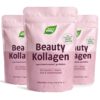 Beauty Kollagen Pulver I 5in1 I 15 g Kollagen Typ I & III, 50 mg Hyaluronsäure, Biotin, Vitamin C, Zink I 30 Portionen