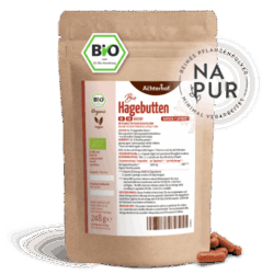 Bio Hagebutten Kapseln Nachfüllpack (400 Kapseln)