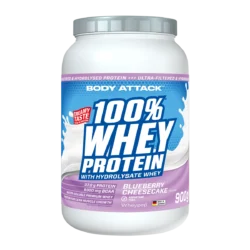 Body Attack - 100 % Whey Protein - Blueberry Cheesecake - 900 g