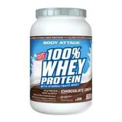 Body Attack - 100 % Whey Protein - Chocolate - 900 g