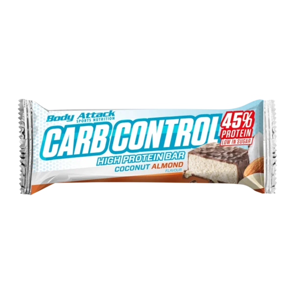 Body Attack - Carb Control Proteinriegel - Coconut Almond - 100 g