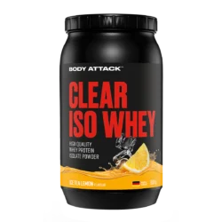 Body Attack - Clear Iso Whey - Ice Tea Lemon - 900 g