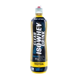 Body Attack - Clear Iso Whey Drink - Tropical - 500 ml