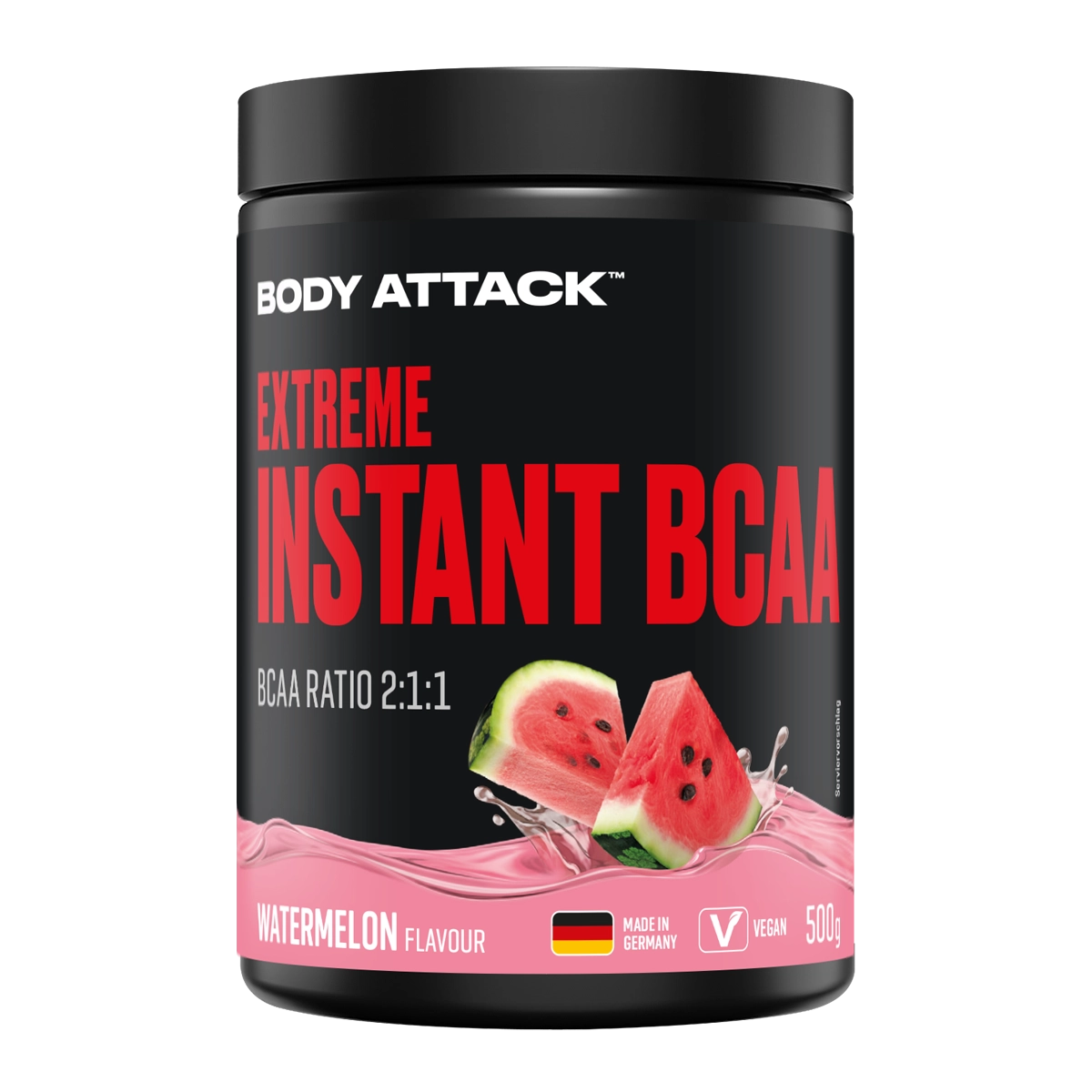 Body Attack - Extreme Instant BCAA - Watermelon - 500 g