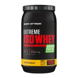 Body Attack - Extreme Iso Whey - Butter Biscuit - 1000 g