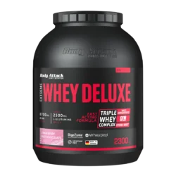 Body Attack - Extreme Whey Deluxe - Strawberry White Chocolate - 2300 g
