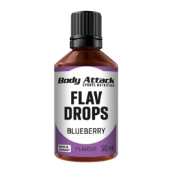 Body Attack - Flav Drops - Blueberry - 50 ml