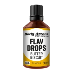 Body Attack - Flav Drops - Butter Biscuit - 50 ml