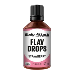 Body Attack - Flav Drops - Strawberry - 50 ml