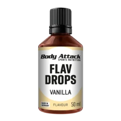 Body Attack - Flav Drops - Vanilla - 50 ml