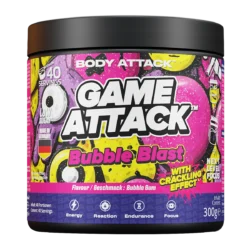 Body Attack - Game Attack - Bubblegum - 300 g