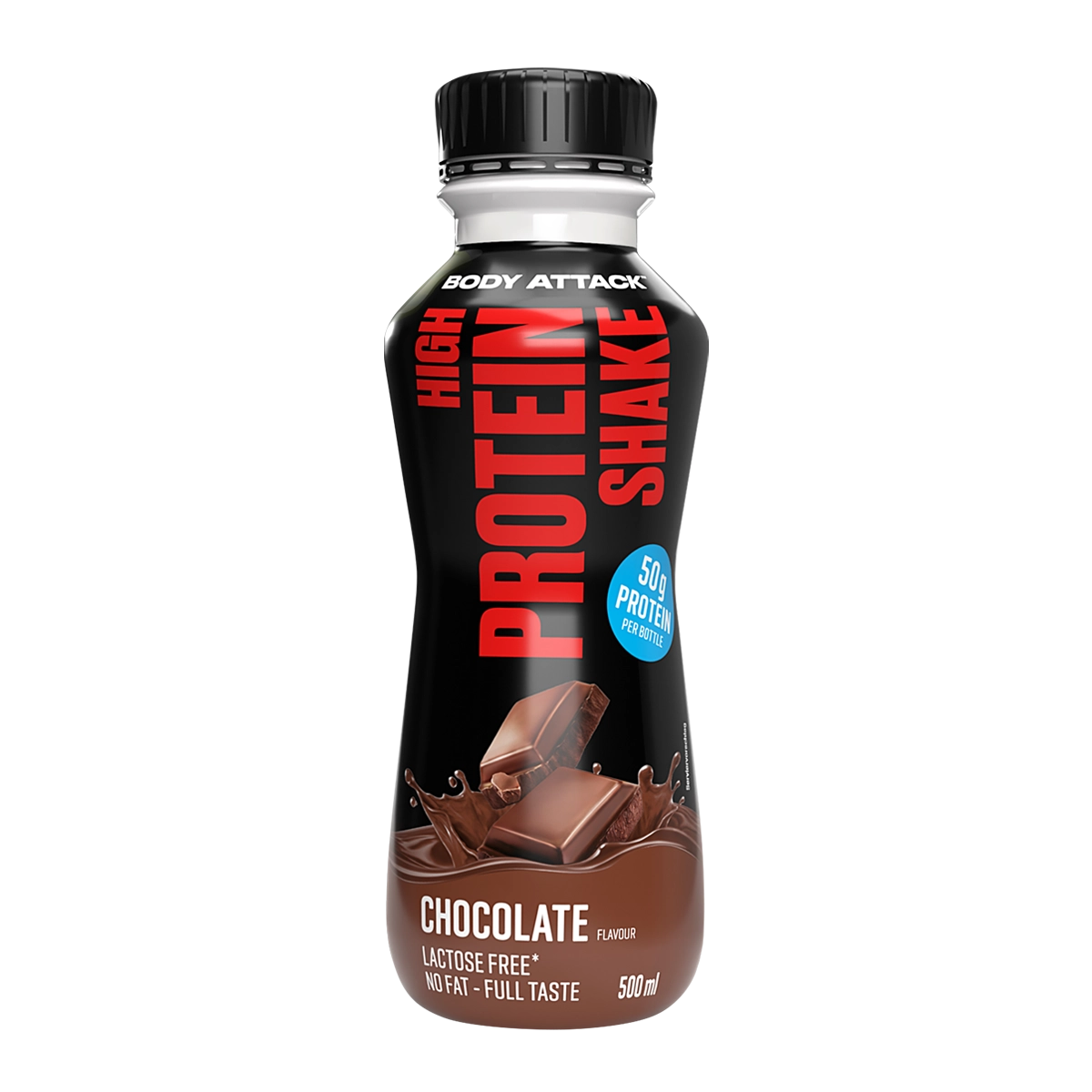 Body Attack - High Protein Shake - Chocolate - 500 ml