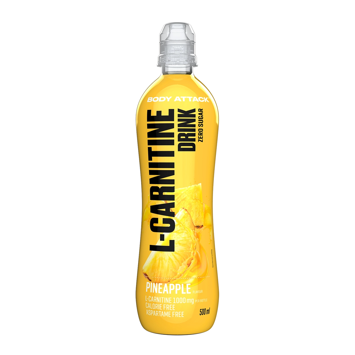 Body Attack - L Carnitine Drink - Pineapple - 500 ml