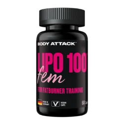 Body Attack - Lipo 100 Fem - 60 Caps