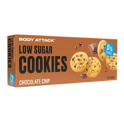 Body Attack - Low Sugar Cookies - Chocolate Chip - 130 g