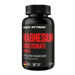 Body Attack - Magnesium Bisglycinate Complex - 120 Caps