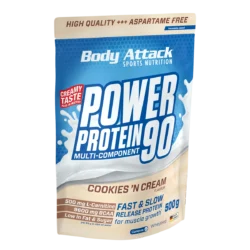 Body Attack - Power Protein 90 - Cookies n Cream - 500 g