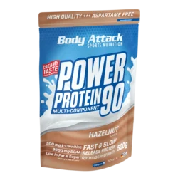 Body Attack - Power Protein 90 - Hazelnut - 500 g