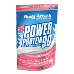 Body Attack - Power Protein 90 - Raspberry - 500 g