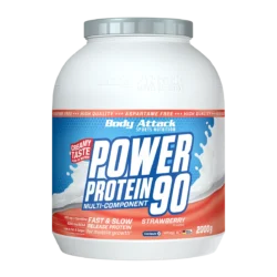 Body Attack - Power Protein 90 - Strawberry - 2000 g