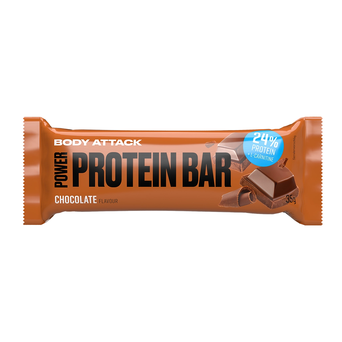 Body Attack - Power Protein Bar - Chocolate - 35 g