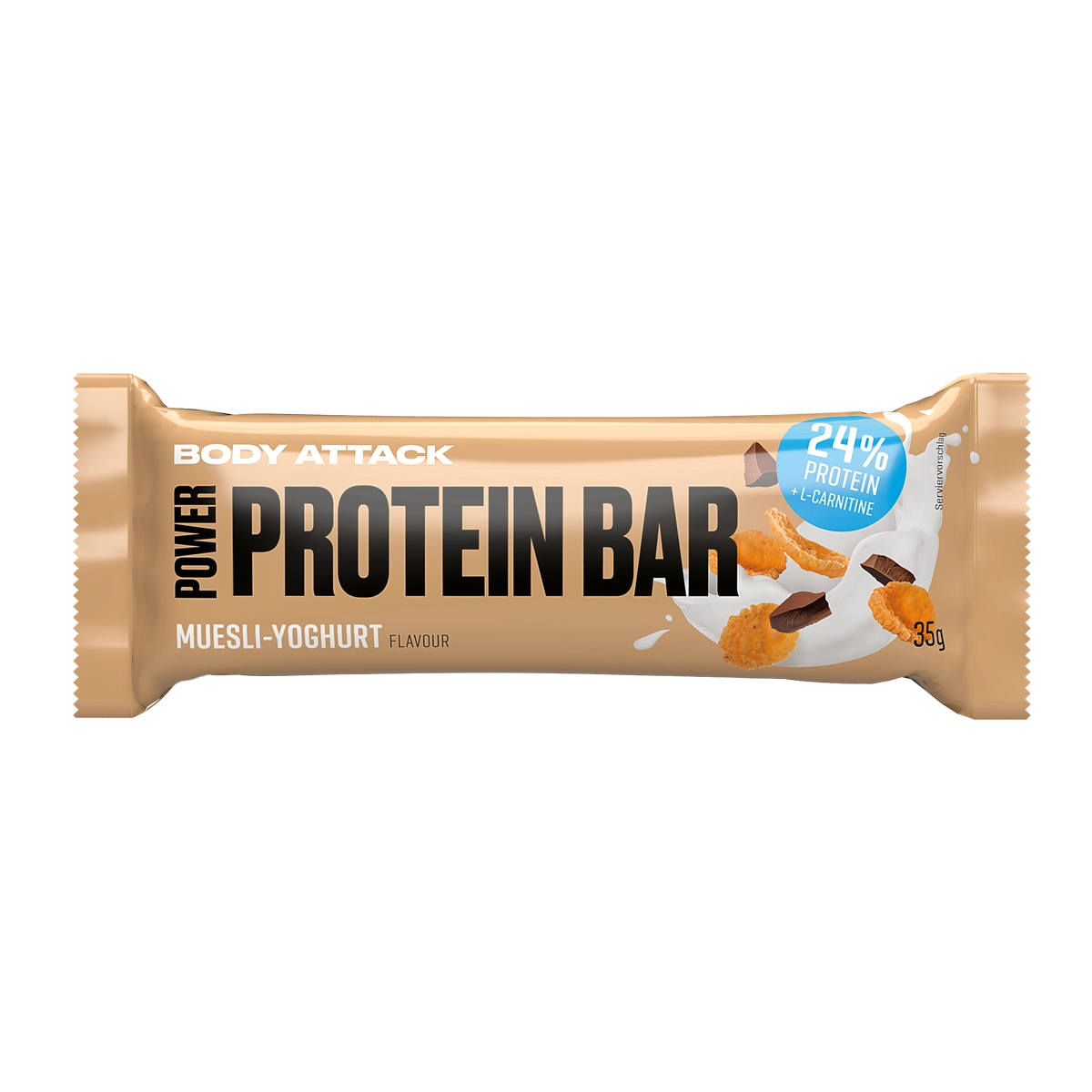 Body Attack - Power Protein Bar - Muesli Yoghurt - 35 g