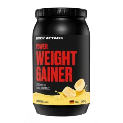 Body Attack - Power Weight Gainer - Banana - 1500 g