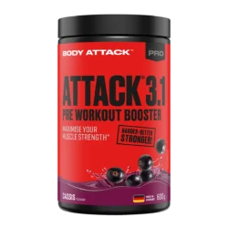Body Attack - Pre Attack 3.1 - Cassis - 600 g