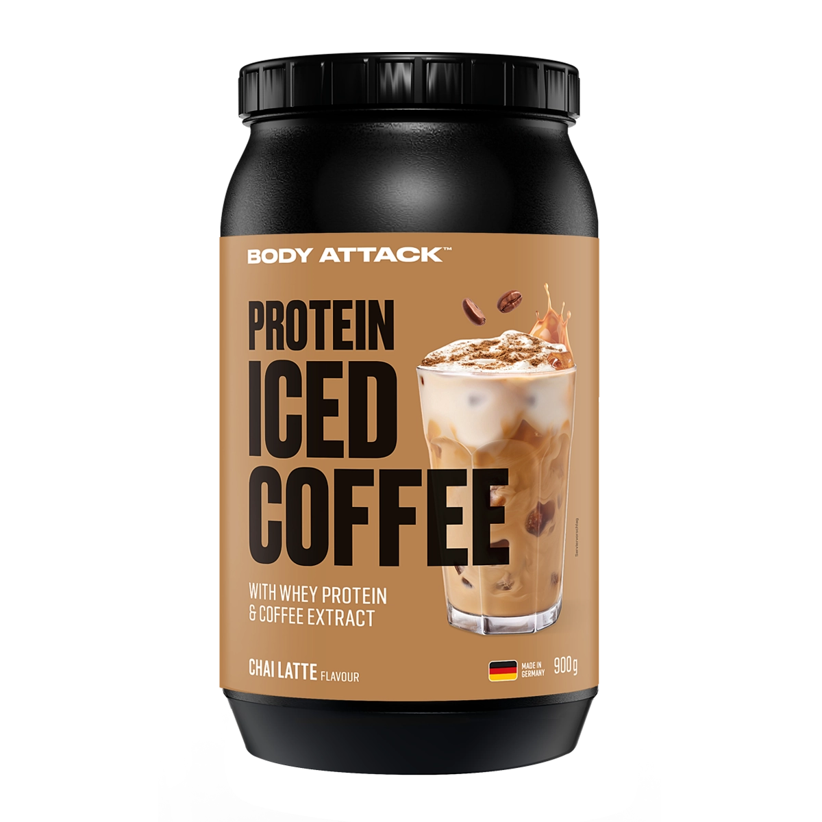 Body Attack - Protein Iced Coffee - Chai Latte - 900 g