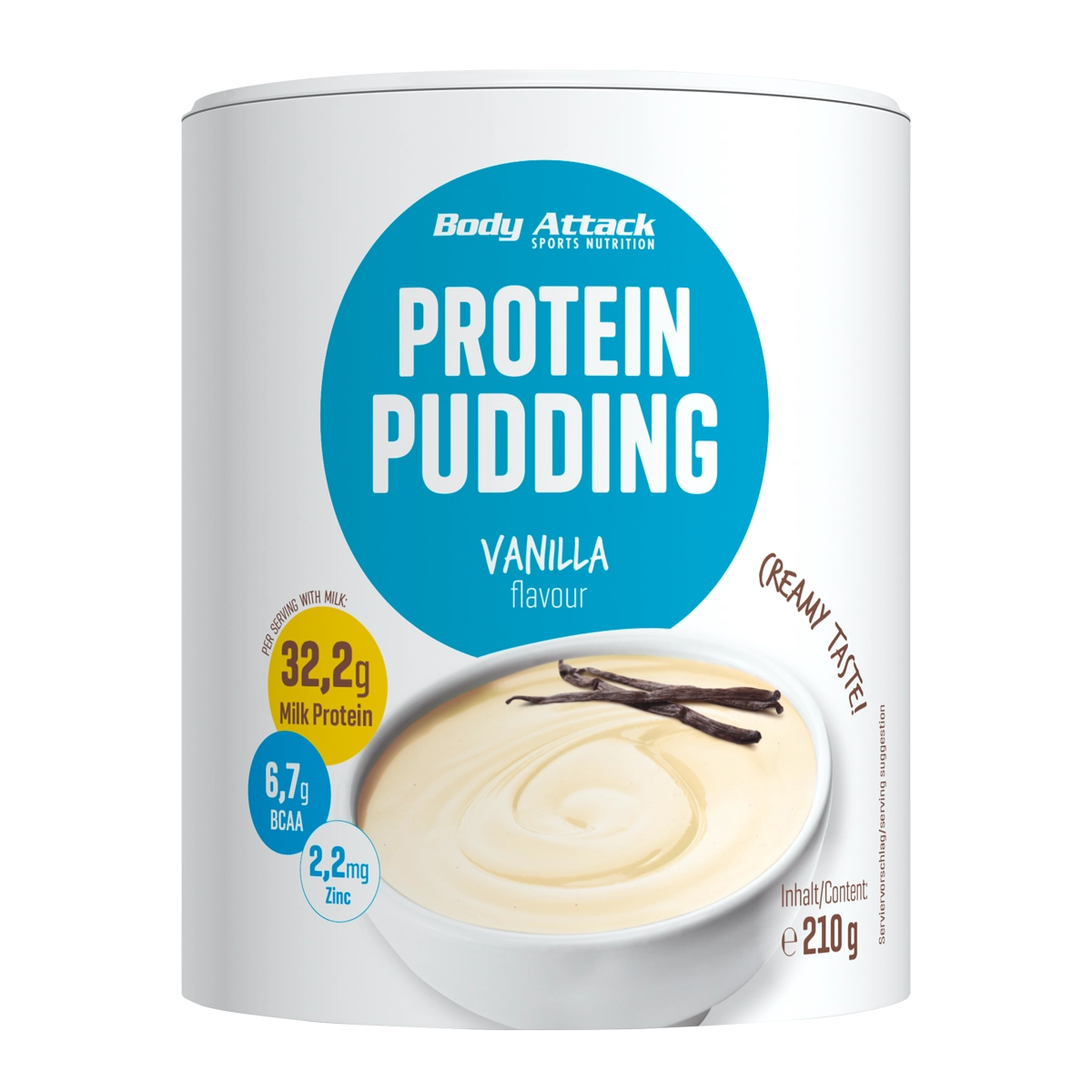 Body Attack - Protein Pudding - Vanilla - 210 g