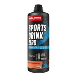 Body Attack - Sports Drink Zero - Peach Passionfruit - 1000 ml