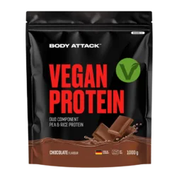 Body Attack - Vegan Protein - Chocolate - 1000 g