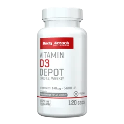Body Attack - Vitamin D3 Depot - 120 Caps