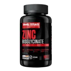 Body Attack - Zinc Bisglycinate - 90 Caps
