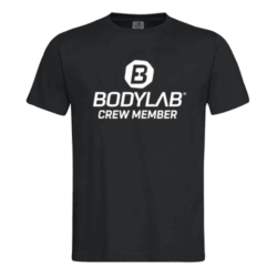Bodylab24 T-Shirt schwarz - CREW MEMBER - S