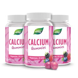 Calcium Gummibärchen für Erwachsene & Kinder I 500 mg Calcium I Wild Berry Geschmack I vegetarisch I 60 Stk