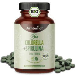 Chlorella & Spirulina Algen Tabletten Bio (400 Tabletten)