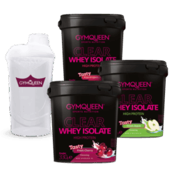 Clear Whey 3er Pack + Shaker