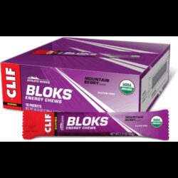 Clif Bloks Energy Chews - 18x60g - Mountain Berry