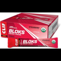 Clif Bloks Energy Chews - 18x60g - Strawberry