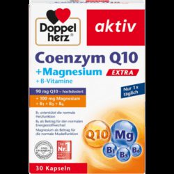 Coenzym Q10 + Magnesium + B-Vitamine (30 Kapseln)