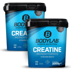 Creatine Monohydrate - 100% Pure Powder (2x1000g)
