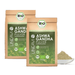 Doppelpack: Ashwagandhapulver bio (2x1000g)