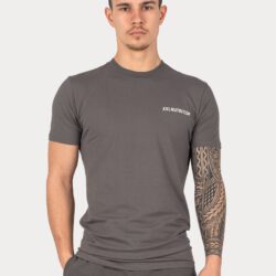 Essential Fitted T-Shirt - Dark Grey - XXL