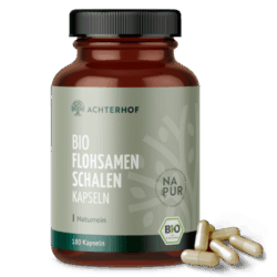 Flohsamenschalen Kapseln Bio (180 Kapseln)